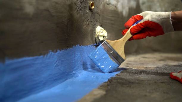 Commercial Vapor Barrier Installation project at a Trufant, MI business property by SJ Waterproofing Pros